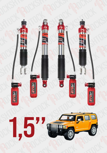 Hummer 3 лифт-комплект подвески STR 1.5" ST8000+