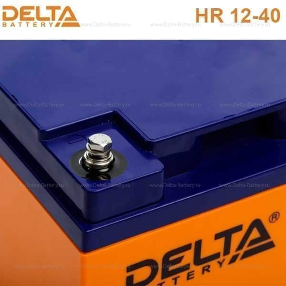 Аккумуляторная батарея Delta HR 12-40 (12V / 45Ah)