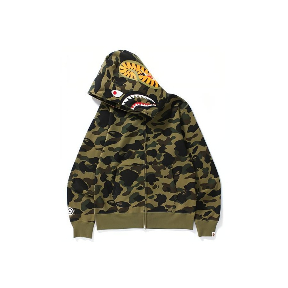 A Bathing Ape 1st Camo Shark Full Zip Худи
