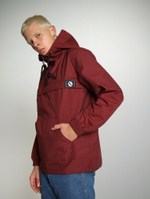 Анорак мужской без утеплителя бордовый Город Горький