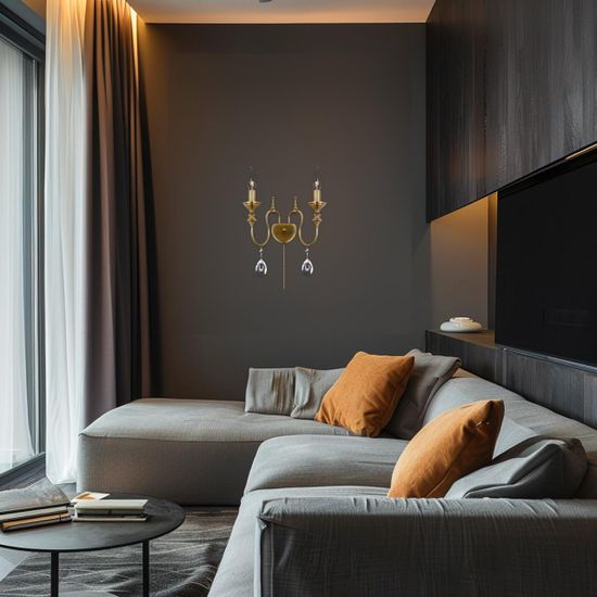 CL437323 Рига Бронза Св-к Бра