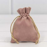 Мешочек 7х9см Бархат класс А (Пудровый)