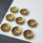 Шапочка для бусин, 12мм, античная бронза
