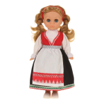 Кукла Эля в норвежском костюме 30см. (Весна)