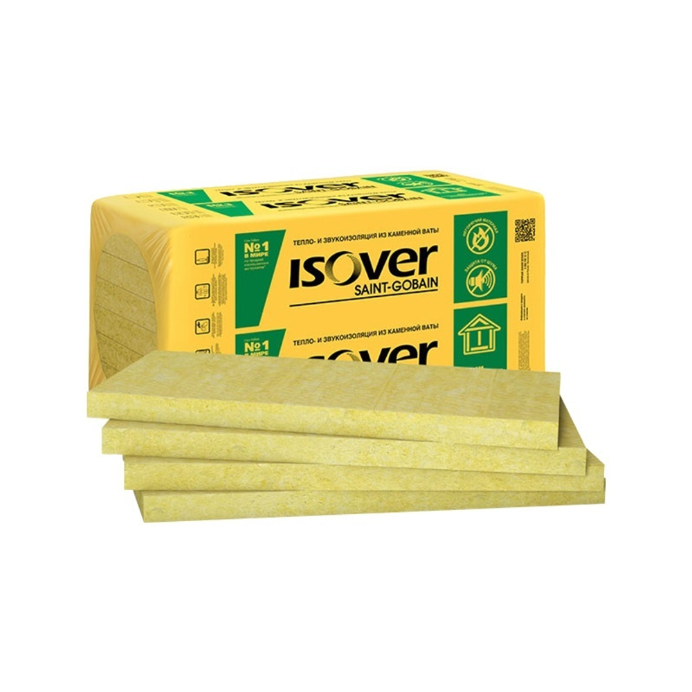 Утеплитель Isover Фасад 1000х600х50 мм, 4 шт