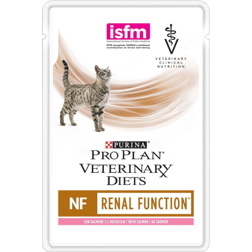 Влажный корм Pro Plan Veterinary Diets NF для кошек при патологии почек, лосось, 85 г