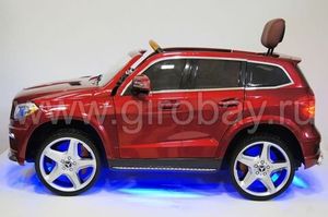 Детский электромобиль River Toys Mercedes-Benz GL63 A999AA красный