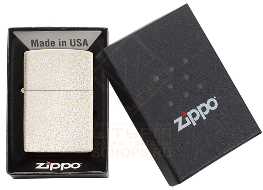 Зажигалка Zippo 49181 Reg Mercury, Glass Matte