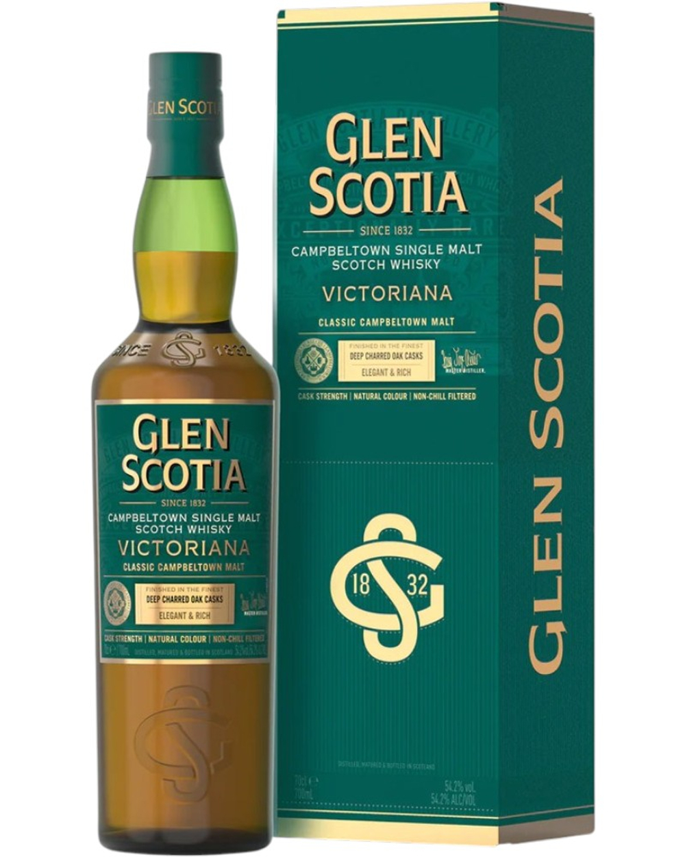 Виски Glen Scotia Victoriana Singie Malt 0,7 л. В подарочной коробке