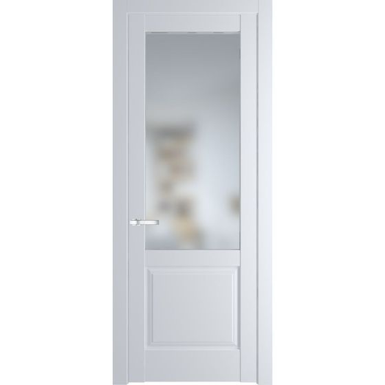 Межкомнатная дверь эмаль Profil Doors 4.2.2PD вайт остеклённая