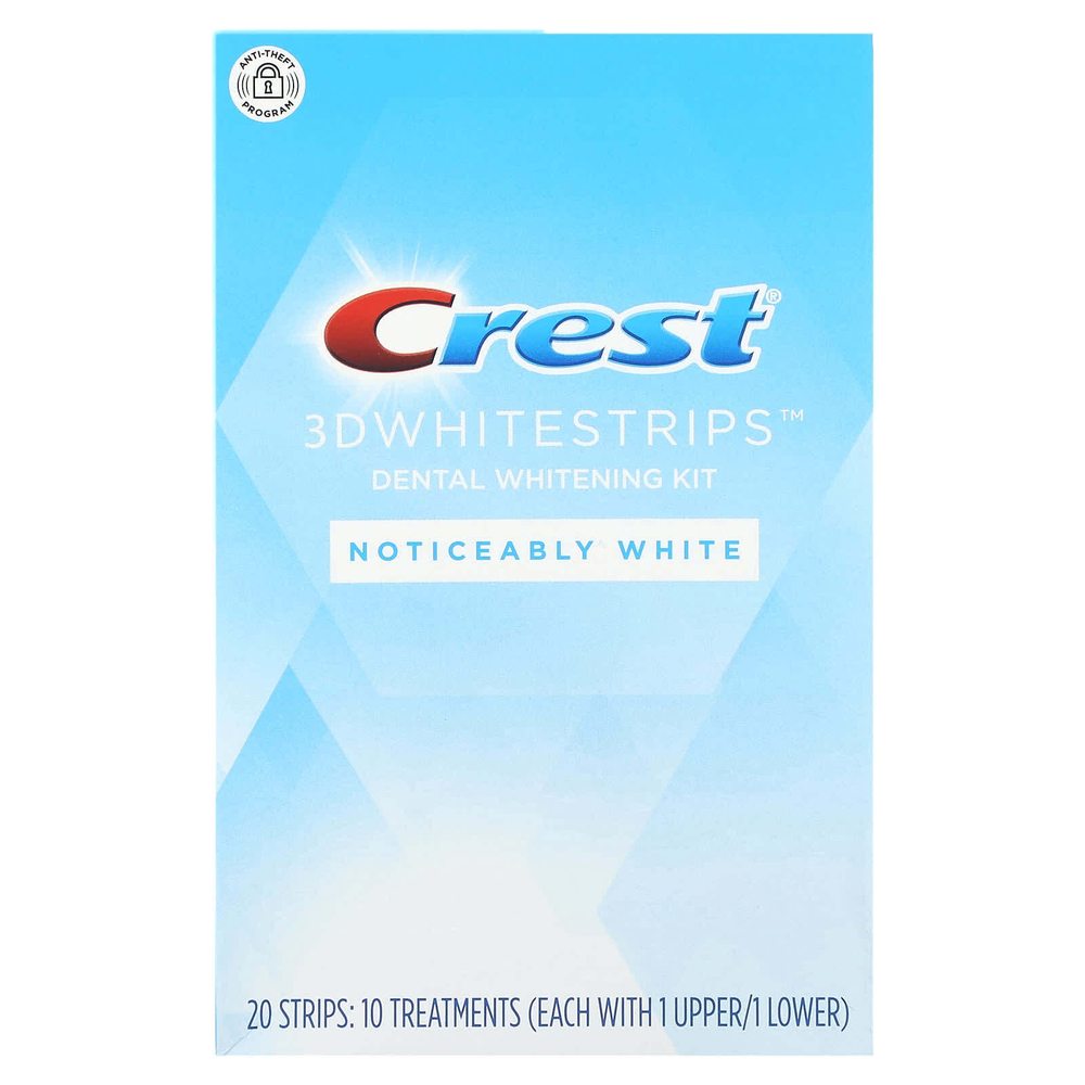 Crest, 3D Whitestrips™, набор для отбеливания зубов, заметное отбеливание, 20 полосок
