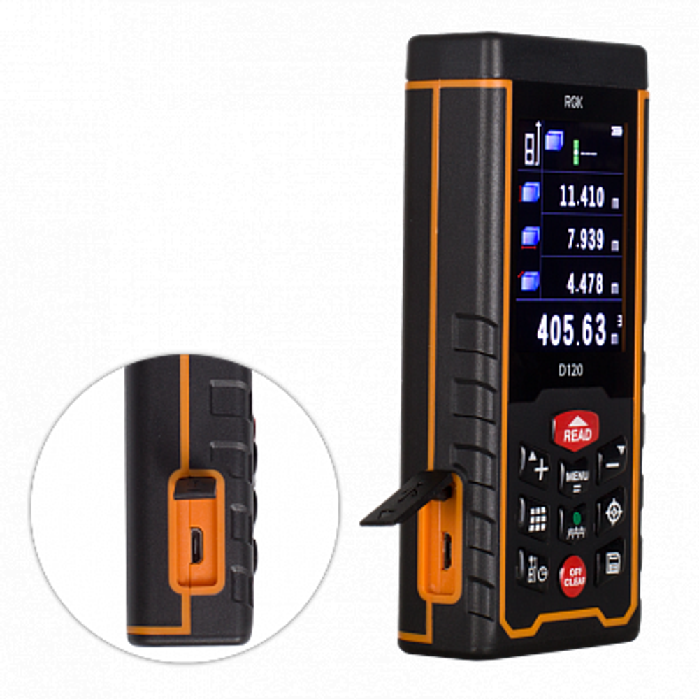 Лазерный дальномер с видоискателем RGK D120