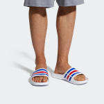 Шлепанцы Adidas Duramo Sl Slide White Blue Red
