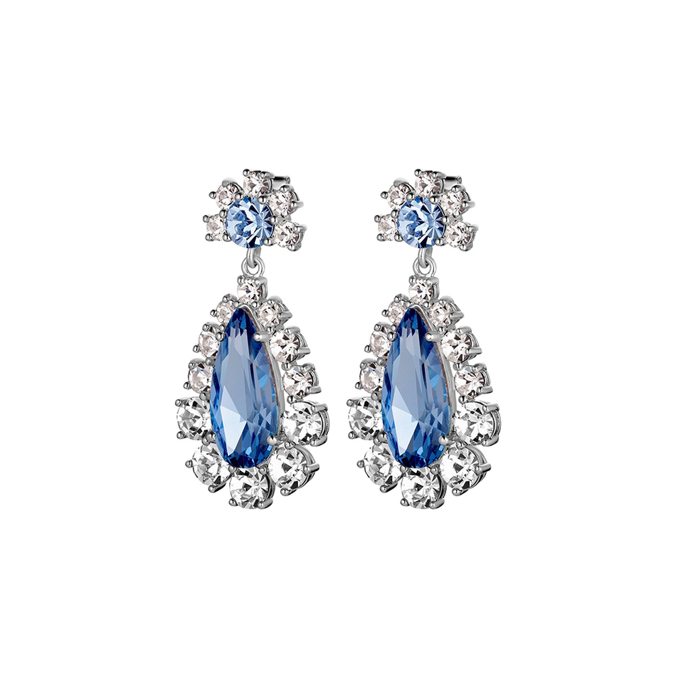 Серьги Dyrberg Kern LUCIA SS LIGHT BLUE / CRYSTAL 420035 BW/BL/S