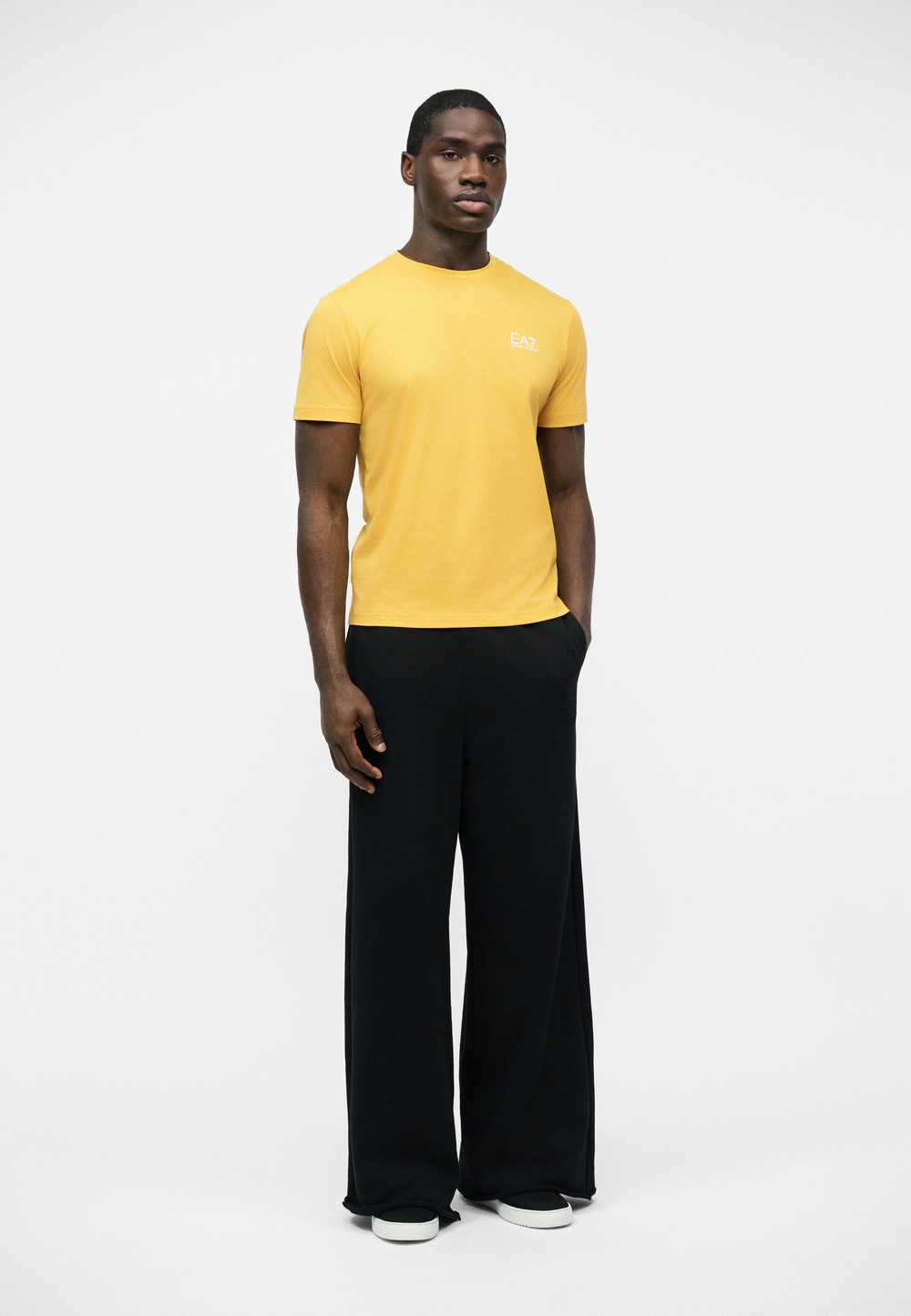EA7 Emporio Armani UNISEX - Базовая футболка - Жёлтый