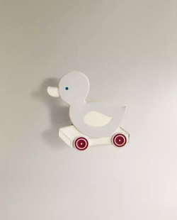 ZARA HOME НАБОР ДЕТСКИХ МЕБЕЛЬНЫХ РУЧЕК «УТЁНОК» (2 ШТ.), СЕРЫЙ