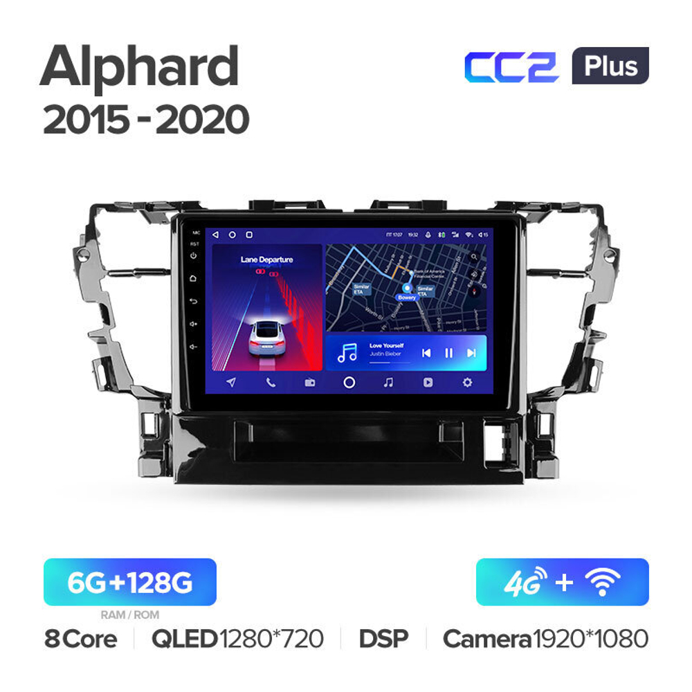 Teyes CC2 Plus 10.2" для Toyota Alphard 2015-2020