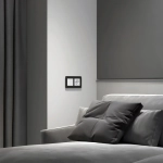 Сенсорный выключатель одноклавишный с подсветкой белый W4512001