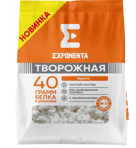 Творожная Exponenta манго 250 гр