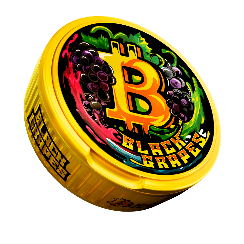 BITCOIN BLACK GRAPES (200 МГ) - ЧЕРНЫЙ ВИНОГРАД