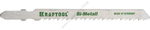 KRAFTOOL T127DF, EU-хвост., по мягкому металлу Bi-Met, шаг 3мм, 75мм, 2шт., Полотна для лобзика (159556-3)