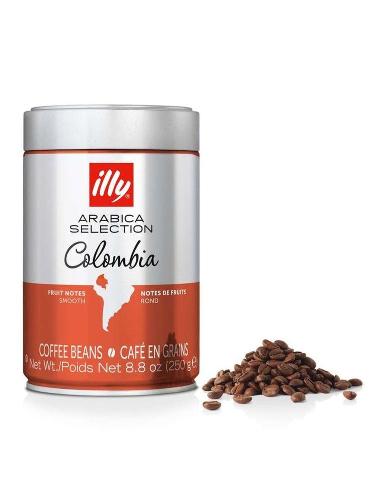 Кофе в зернах ILLY Colombia Колумбия 250 г, 4 шт
