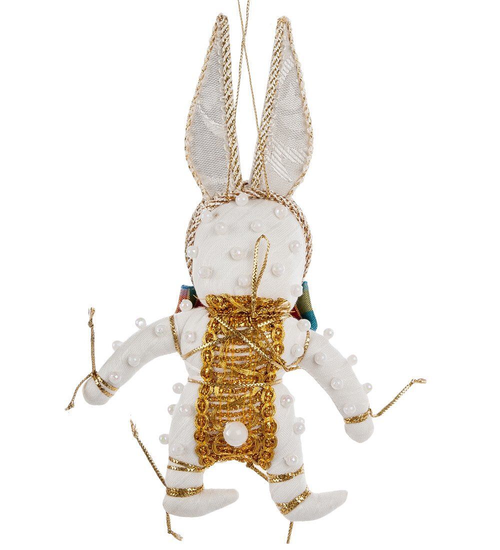 РусКукла RK-453 Кукла подвесная «Карнавальный зайчонок»