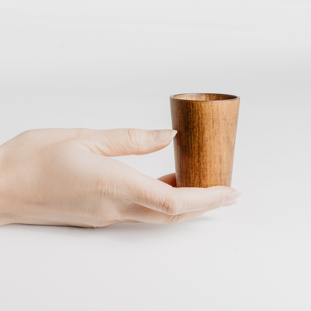 Набор деревянных стопок 6 шт. из древесины кедра. R30