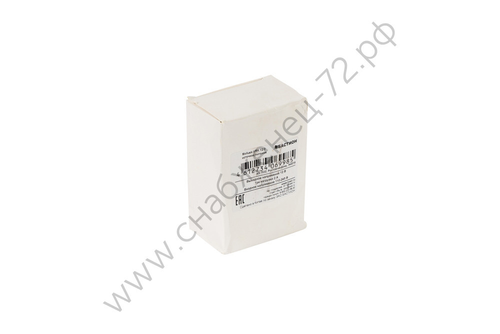 Mollusk-VRK 12/2 источник питания 12В, 2А. Сетевой диапазон 110-245В встр. вилка