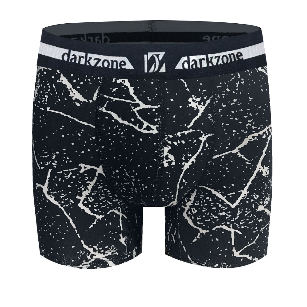 Темно-синие трусы-боксеры с принтом в виде брызг краски (Размер: XXL) (Цвет: темно-синий)