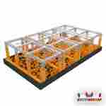 Развлекательный парк ниндзя «Мир воинов», 12×9,5×3,5 м