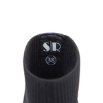 SMILEREPUBLIC Half Knee Sock Boots, High Top Knee High Knee high Boots Women"s Black