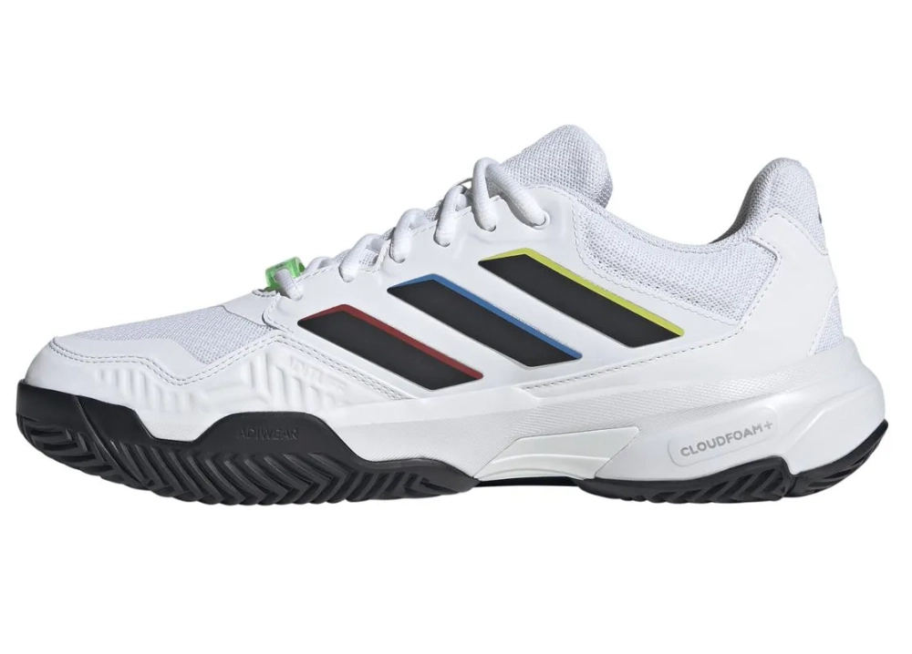 Мужские кроссовки теннисные Adidas CourtJam Control 3 M - footwear white/core black/footwear white