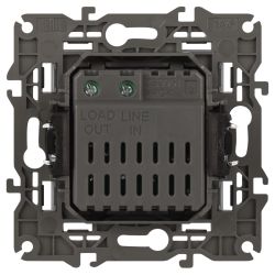 Светорегулятор ЭРА Elegance 14-4101-16 поворотно-нажимной, 400ВА 230В, титан