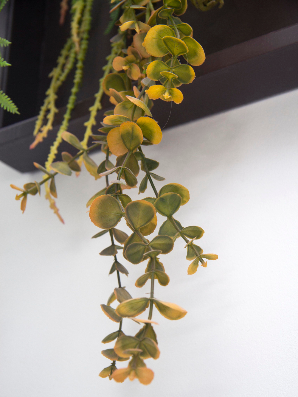 Панно с искусственными растениями