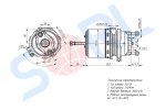 Энергоаккумулятор дискового тормоза тип 20/24 DAF, MB, SCANIA (PRO4800100) SORL