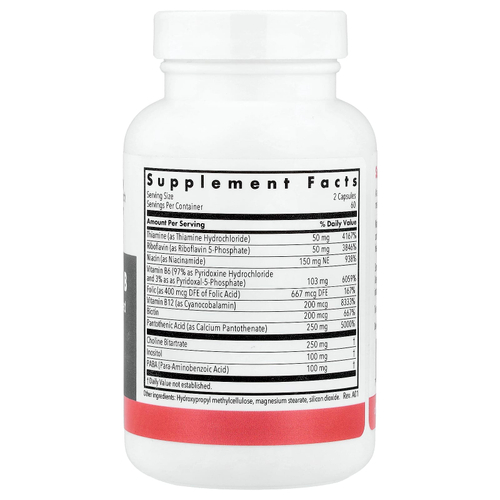 Allergy Research Group, Super Vitamin B, 120 вегетарианских капсул