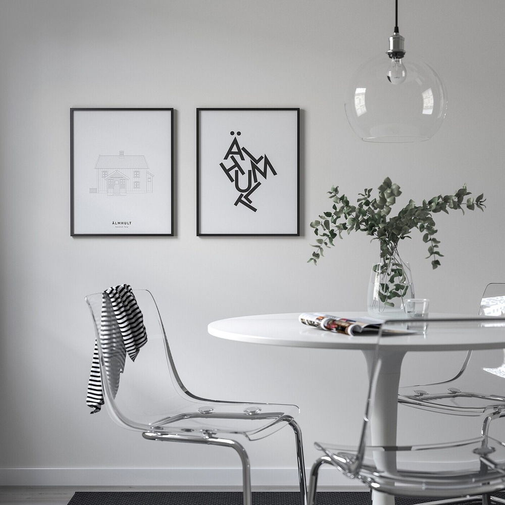 IKEA BILD  (ИКЕА БИЛД)  -  Плакат, электронная таблица, Älmhult, 40x50 см.