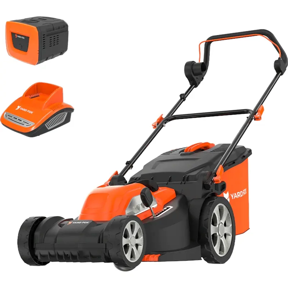 YARD FOX EL 4045 B SET аккумуляторная газонокосилка EL 4045 B