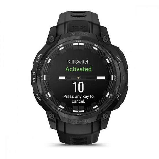 Умные часы Garmin Instinct Crossover AMOLED Tactical Edition Black