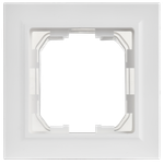 BRITE Рамка 1-местная IP44 РУ-1-БрАБ-44 арктический белый IEK