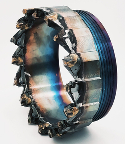 Коронка твердосплавная, усиленная КТ-10, D=(176), резьба (162)