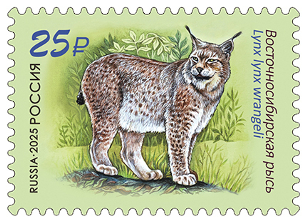 Марка номиналом 25 рублей. Совместный выпуск Российской Федерации и Лаосской Народно-Демократической Республики. Фауна