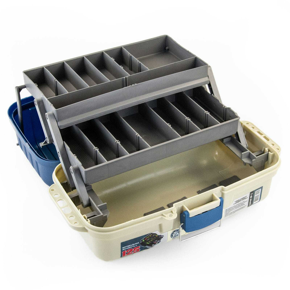 Ящик рыболовный Три Кита ЯР-2 (380*190*180), 2 лотка