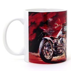 Кружка Harley Davidson ( лого + мотоциклы )