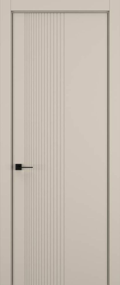 Дверь 7 VERTICAL Матовый Светлый Бежевый