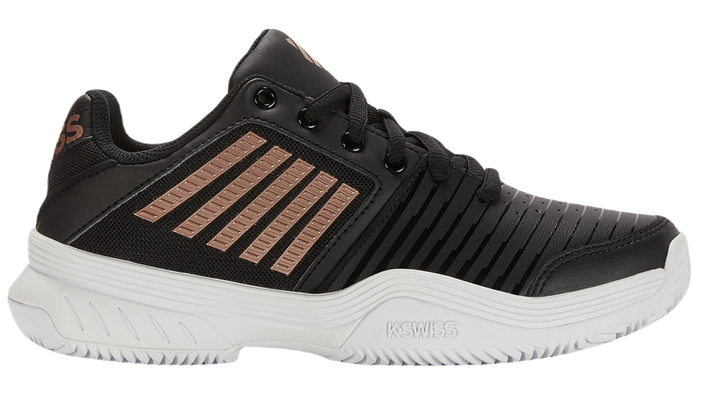 Женские теннисные кроссовки K-Swiss Court Express HB - black/white/rose gold