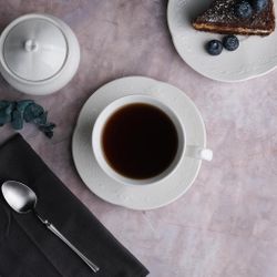 Чайная пара 250 мл белая d 10,4 см h7,6 см Aristocrat Noble [6]