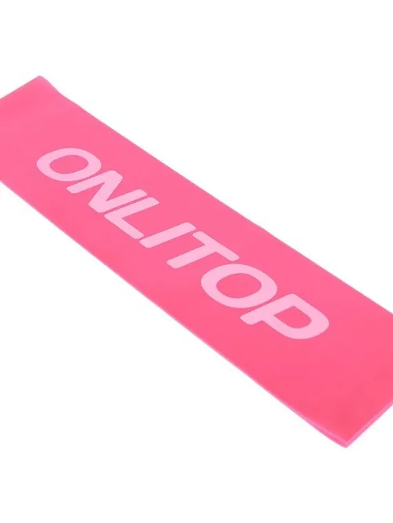 Фитнес-резинка, 30,5 х 7,6 х 0,5 см, нагрузка до 4 кг, цвет фуксия