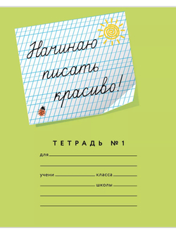 Набор тетрадей "Начинаю писать красиво!" МИКС, 12 л, 12 шт
